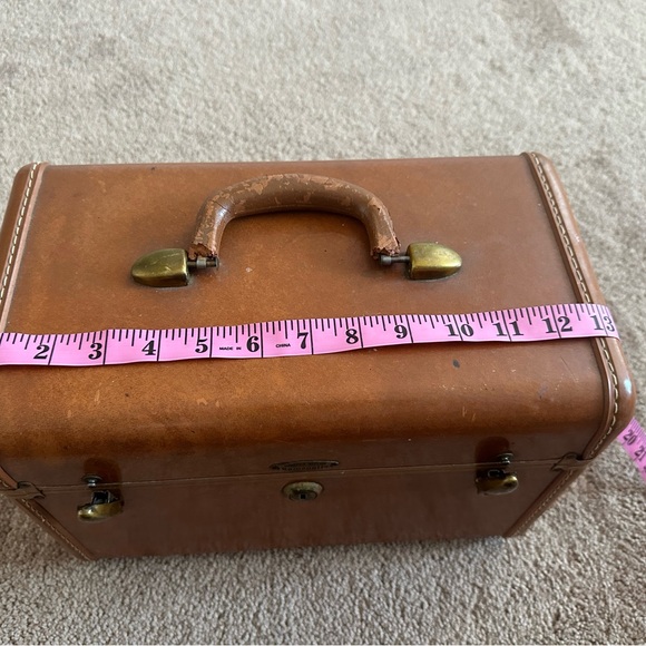 Vintage MCM Samsonite Brown Makeup Train Case - Picture 15 of 15